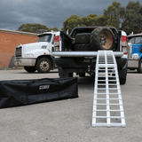 Heeve Heavy Duty Heeve 2.3m x 680kg Aluminium Curved Folding Heavy-Duty Motorcycle Ramp