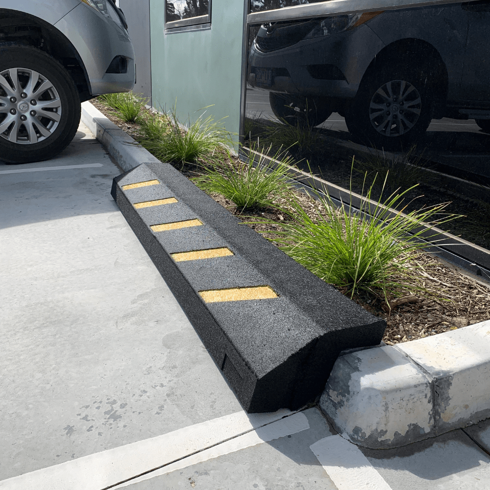 Heeve Durable Recycled Rubber Kerb Guard For Square Kerb & Channel - Heeve - Ramp Champ