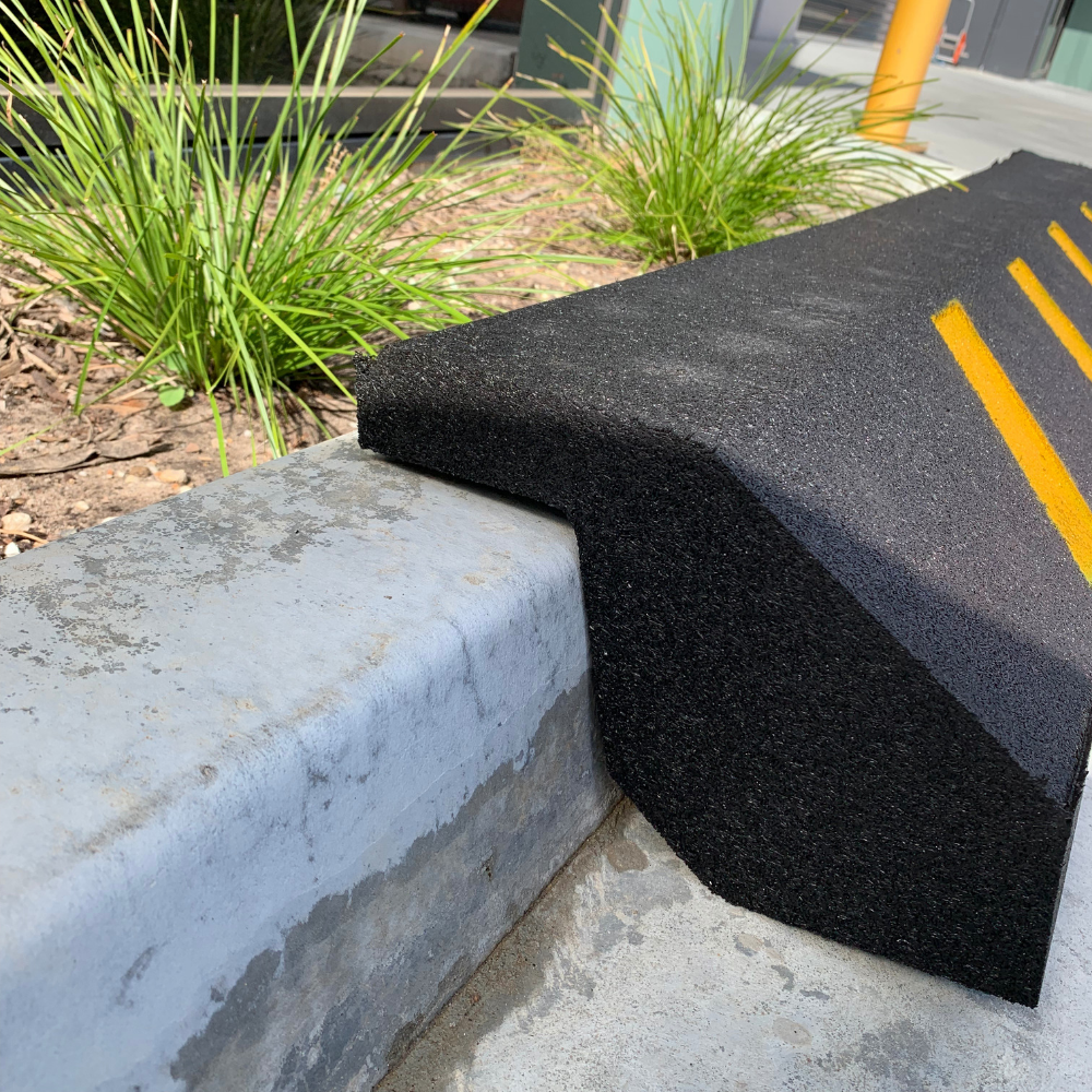 Heeve Durable Recycled Rubber Kerb Guard For Square Kerb & Channel - Heeve - Ramp Champ