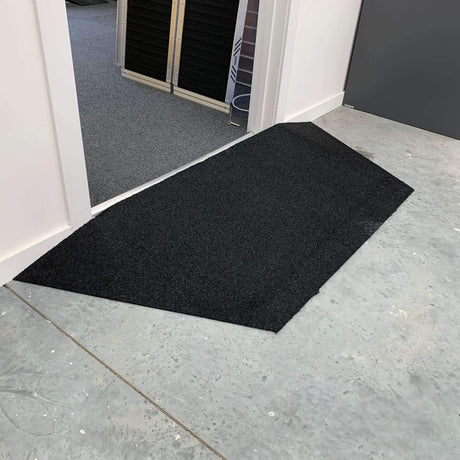 Heeve Mobility Ramps Heeve Recycled Rubber Wheelchair Threshold Door Ramp 1:10 Gradient