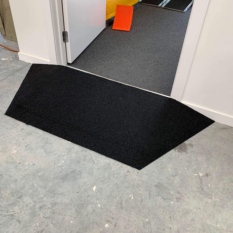 Heeve Mobility Ramps Heeve Recycled Rubber Wheelchair Threshold Door Ramp 1:8 Gradient