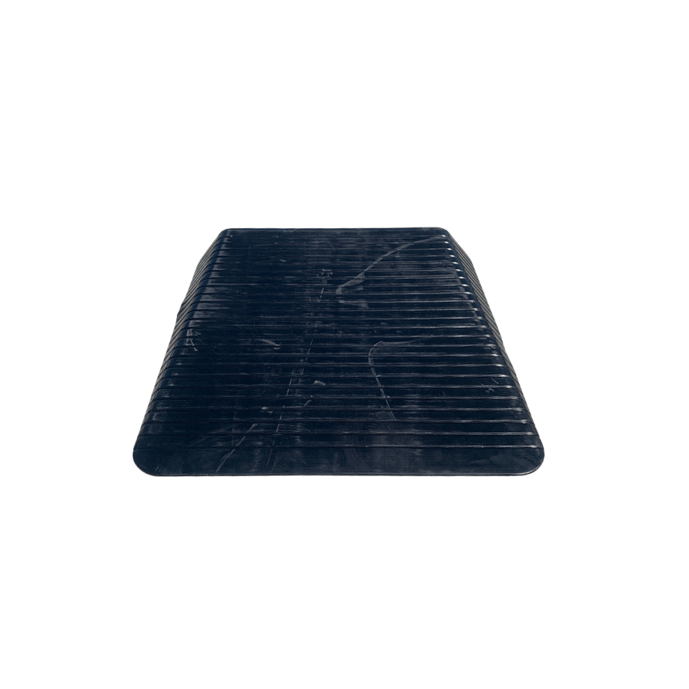 black rubber ramp top view