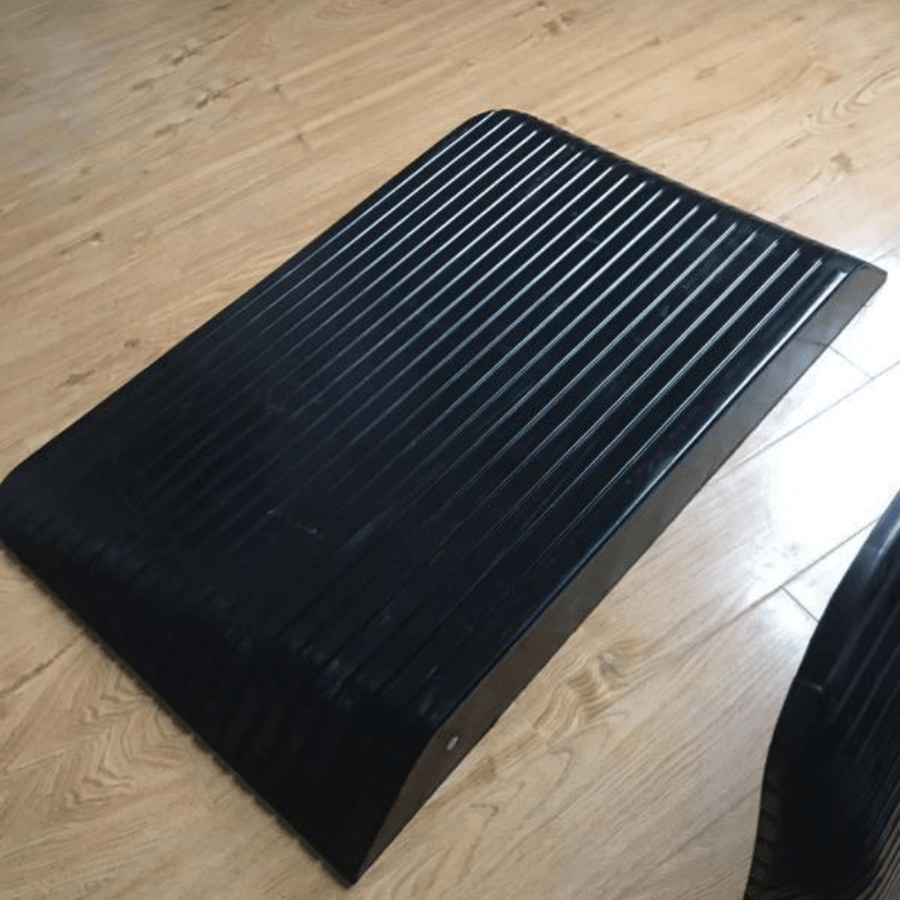 Heeve Rubber Wheelchair Threshold Ramp With Winged Edges – Ramp Champ