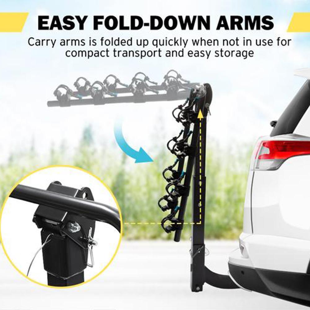 Hitch Mounted Bicycle Frame Lock Bike Rack Carrier - Ramp Champ - Ramp Champ