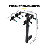 Hitch Mounted Bicycle Frame Lock Bike Rack Carrier - Ramp Champ - Ramp Champ