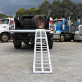 Heeve Heavy Duty Heeve 2.3m x 680kg Aluminium Curved Folding Heavy-Duty Motorcycle Ramp