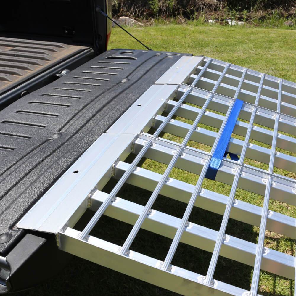 Heeve Motorcycle Ramps Heeve 3m Aluminium Curved Folding Heavy-Duty 3-Pc Loading Ramp