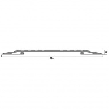 Kilargo 150mm Heavy-Duty Low-Profile Aluminium Threshold Plate – Ramp Champ