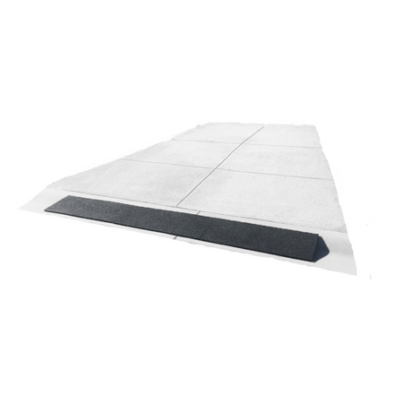 Heeve Traffic Control & Parking Equipment 1m (1 x Ramp) Heeve Driveway Rec. Rubber Kerb Ramp 1m Sections for Rolled-Edge Kerb
