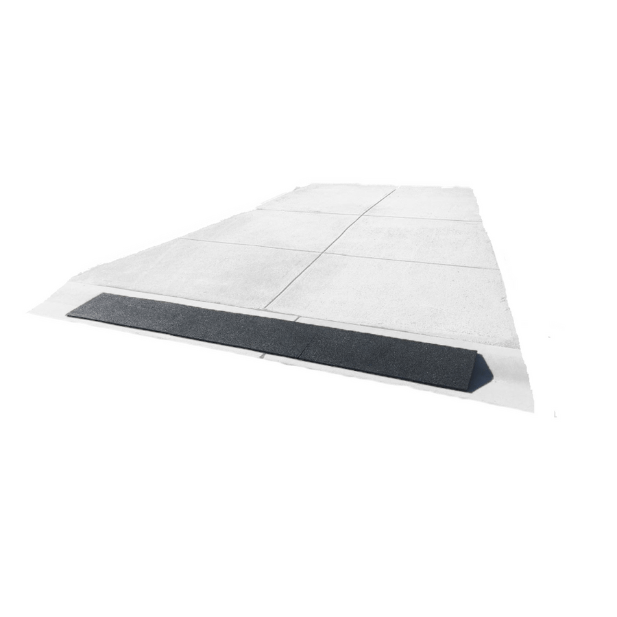 Heeve Driveway Rec. Rubber Kerb Ramp 1m Sections for Rolled-Edge Kerb ...