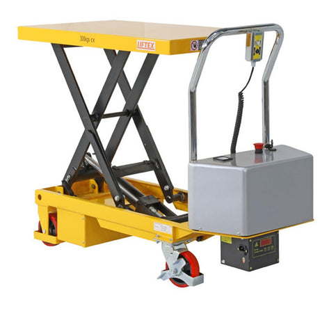 Troden Workshop Equipment Liftex 12v Electric Scissor Lift Trolleys, Up to 1 Tonne Capacity