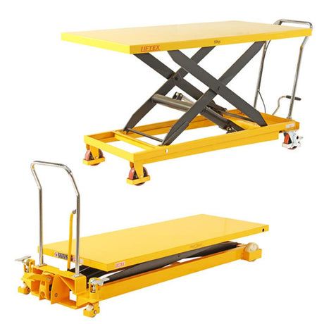 Troden Workshop Equipment Liftex Extra-Large Scissor Lift Trolley, Up to 1000kg Capacity