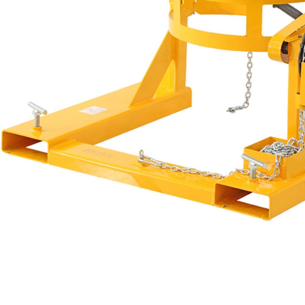 Troden Workshop Equipment Liftex Forklift Drum Rotator for Steel Drums - 500kg Capacity