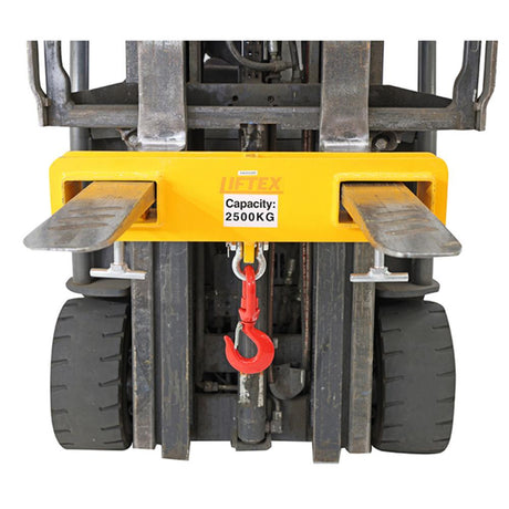 Troden Workshop Equipment Liftex Forklift to Crane Tine Hook - 2.5 Tonne Capacity