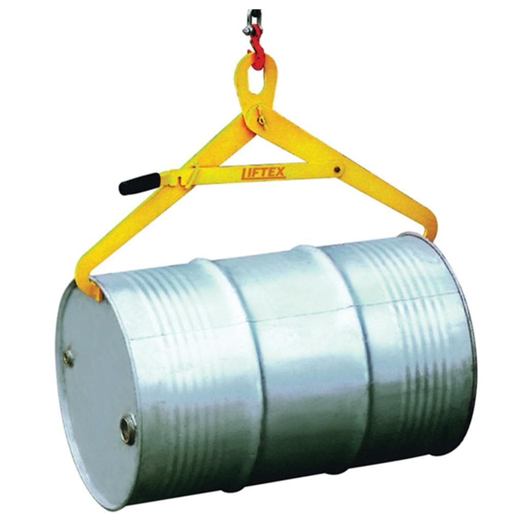 Troden Workshop Equipment Liftex Forklift Steel Drum Tongs - 500kg Capacity