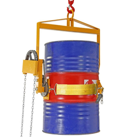 Troden Workshop Equipment Liftex Geared Drum Lifter for Plastic and Steel Drums - 380kg Capacity