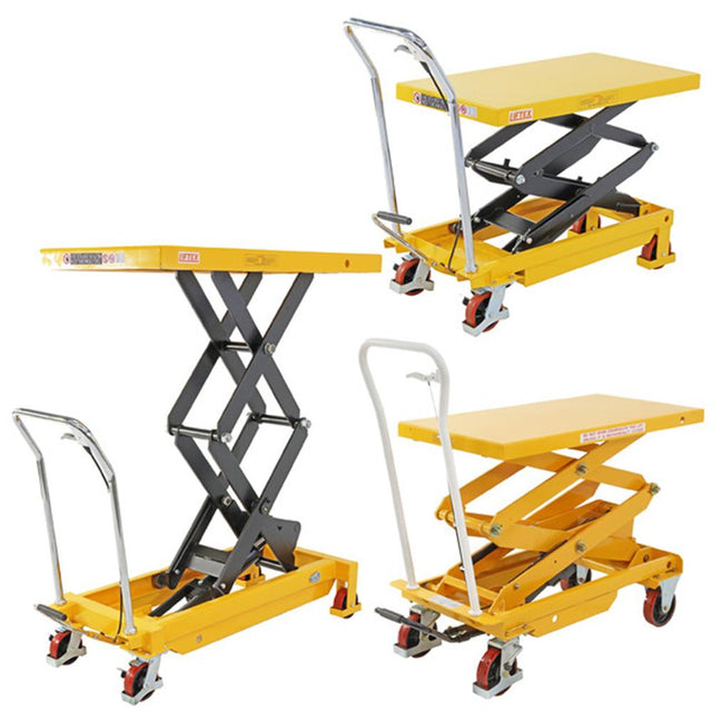 Troden Workshop Equipment Liftex Hydraulic Highlift Scissor Lift Trolley, Up to 700kg Capacity