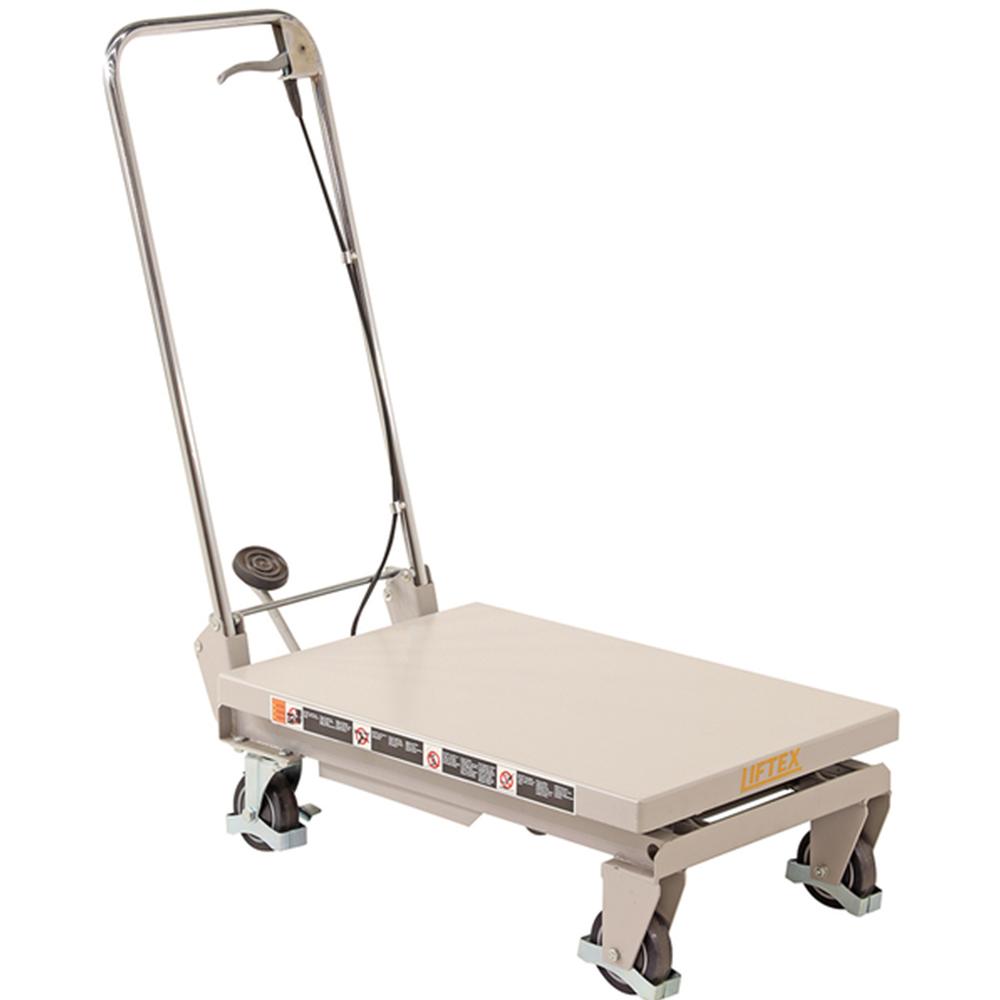 Troden Workshop Equipment Liftex Lightweight Aluminium Scissor Lift Trolley, 100kg Capacity