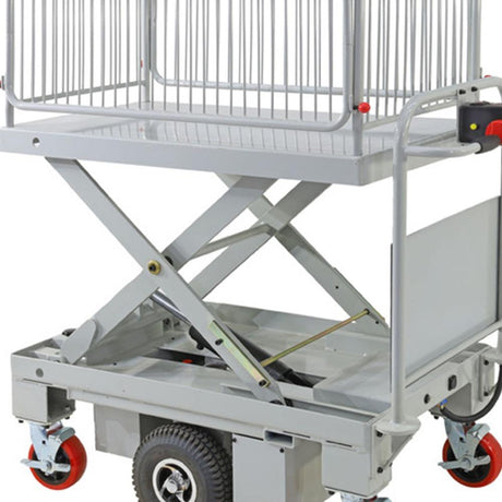 Troden Workshop Equipment Liftex Self-Propelled Electric Scissor Lift Trolley with Centre Wheels