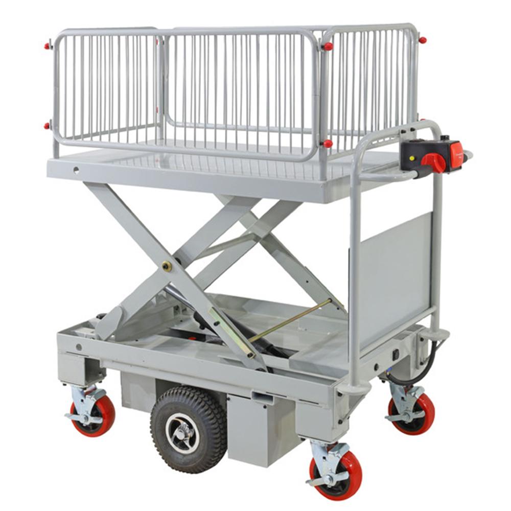 Troden Workshop Equipment Liftex Self-Propelled Electric Scissor Lift Trolley with Centre Wheels