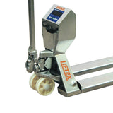Troden Workshop Equipment Liftex Stainless Steel Pallet Truck with Load Scale, 2 Tonne Capacity