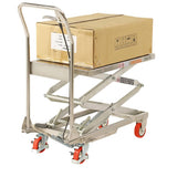 Troden Workshop Equipment Liftex Stainless Steel Scissor Lift Trolleys, Up to 350kg Capacity