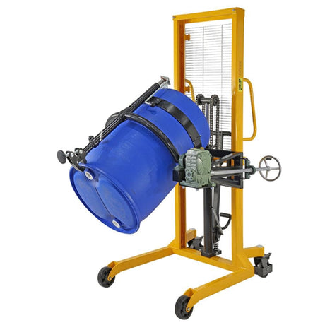 Troden Workshop Equipment Liftex Steel & Plastic Drum Lifter & Rotator - 450kg Capacity