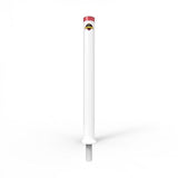 Linebacker 90mm Solid Core White Bollard – Core Drilled - Barrier Group - Ramp Champ