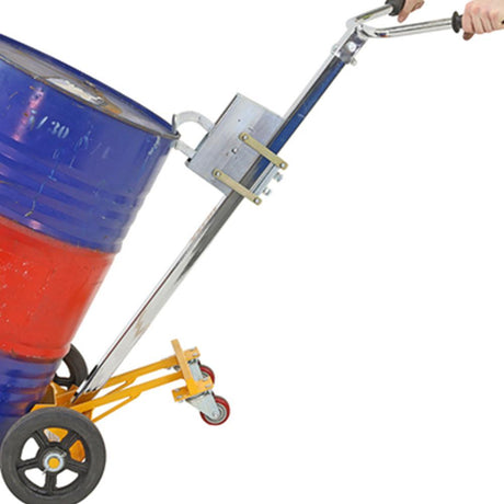Troden Workshop Equipment Lixtex Self-Standing Steel & Plastic Drum Trolley - 450kg Capacity