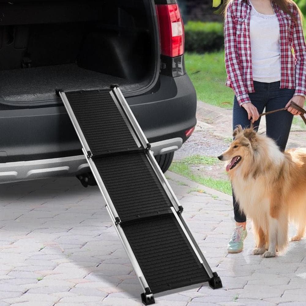 Motor Champ Pet Ramps MC Heavy Duty Extendable Pet Ramp for Cars, 75kg Capacity