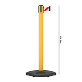 Barrier Group Traffic Control & Parking Equipment Red/White Barrier Group Highline UPVC Portable Single Belt Post