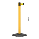 Barrier Group Traffic Control & Parking Equipment Yellow Barrier Group Highline UPVC Portable Single Belt Post