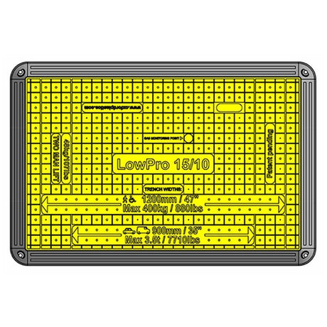 Oxford Plastics LowPro 15/10 Lightweight Plastic Trench Cover - Oxford Plastics - Ramp Champ