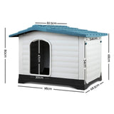 Ramp Champ Pet Products i.Pet Weatherproof Pet Kennel - Blue