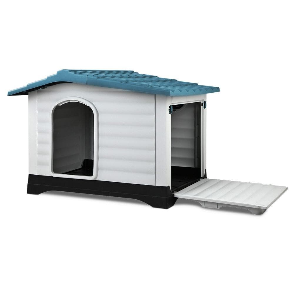 Ramp Champ Pet Products i.Pet Weatherproof Pet Kennel - Blue