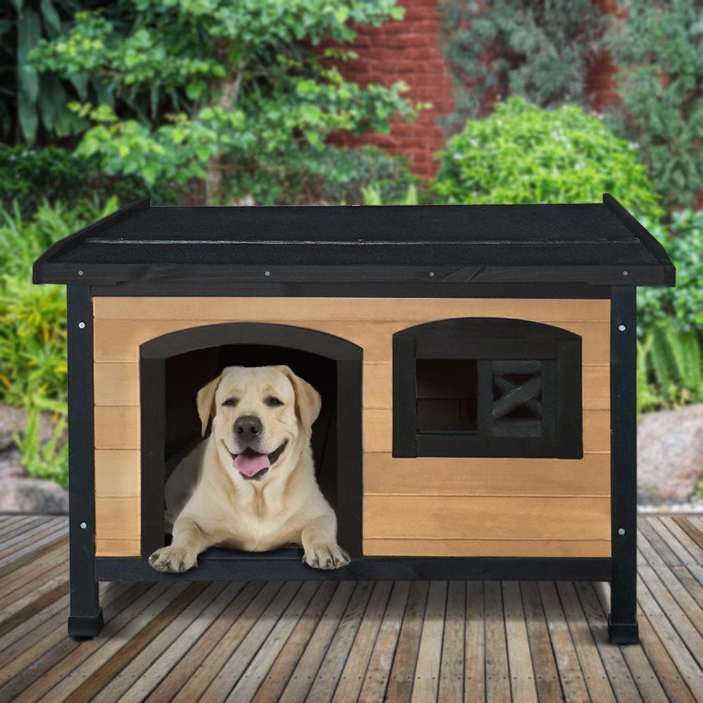 i.Pet Large Wooden Pet Kennel - Ramp Champ - Ramp Champ