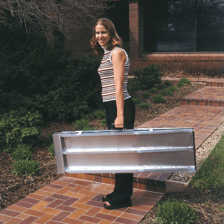 PVI Mobility Ramps PVI Aluminium Single Fold Threshold Ramp, 360kg Capacity