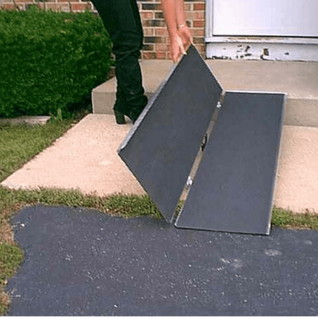PVI Mobility Ramps PVI Aluminium Single Fold Threshold Ramp, 360kg Capacity
