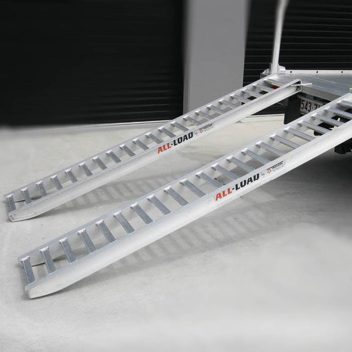 4m Ramp All-Load 1.5 Tonne 2.4m x 390mm All Types Aluminium Loading Ramps ...
