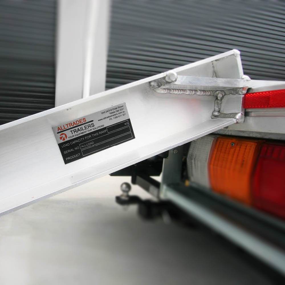 AllTrades Trailers Construction Machinery Loading Ramps All-Load 1.5 Tonne 2m x 390mm All Types Aluminium Loading Ramps