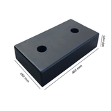 Heeve Loading Dock & Warehouse 450mm x 250mm x 100mm x 250mm Heeve Moulded Rubber Dock Leveler Bumper