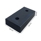 Heeve Loading Dock & Warehouse 450mm x 250mm x 150mm x 250mm Heeve Moulded Rubber Dock Leveler Bumper