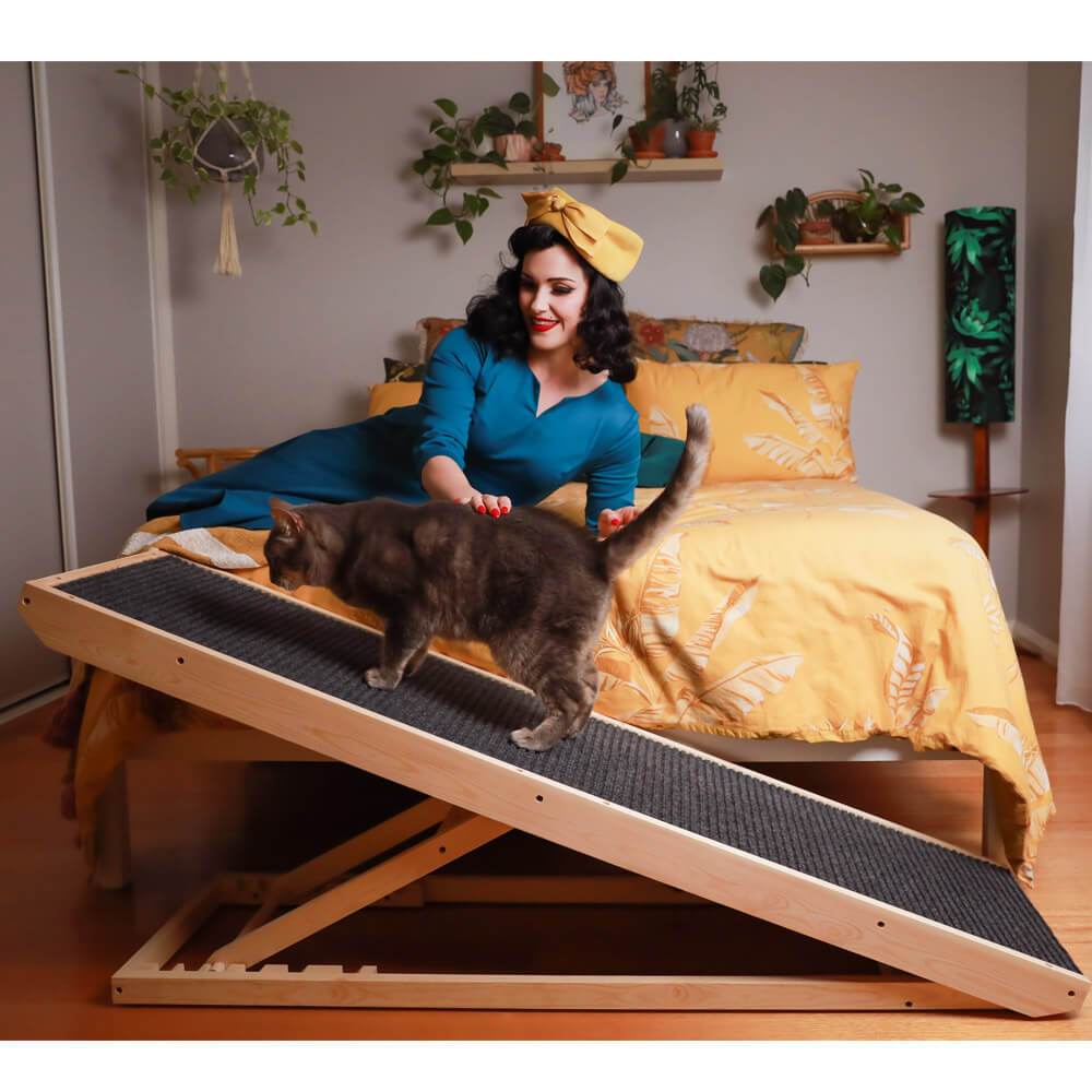 Heeve Pet Products Heeve 'Up-Ya-Get' Wooden Dog Ramp For Beds & Couches