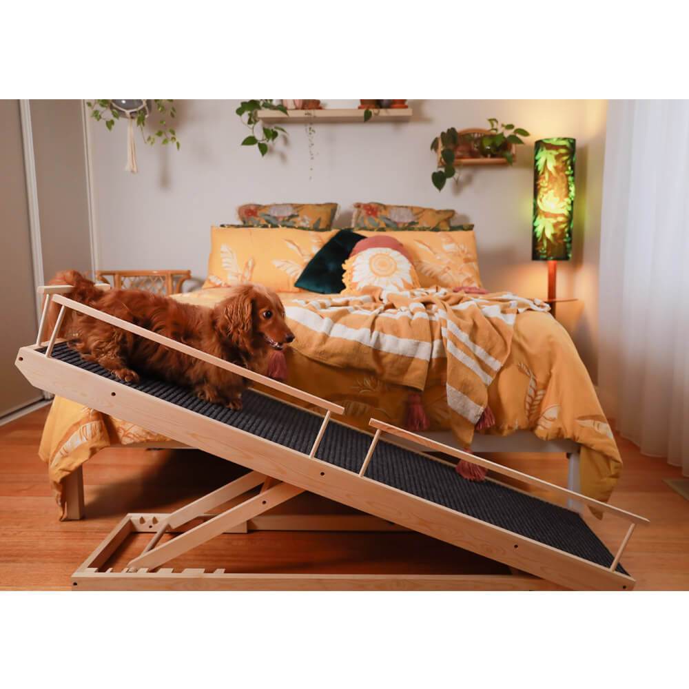 Heeve Pet Products Heeve 'Up-Ya-Get' Wooden Dog Ramp For Beds & Couches