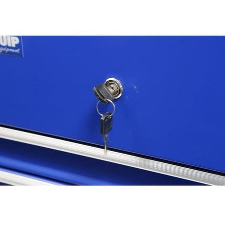 TradeQuip Workshop Tool Trolley 2 Drawer Lockable Sliding Top - TradeQuip - Ramp Champ