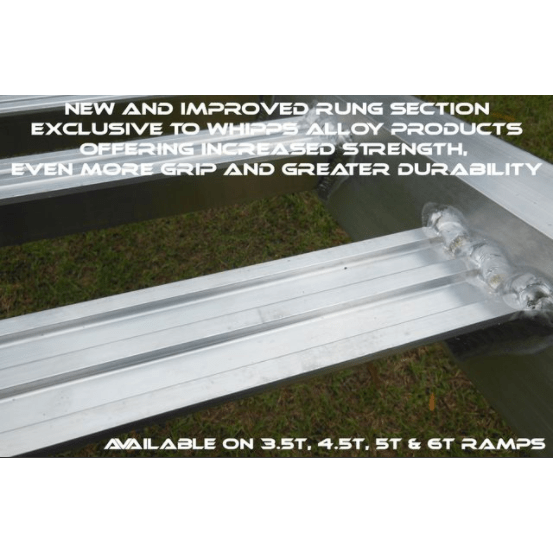 Whipps Construction & Machinery Whipps 3.5 Tonne 3.6 m x 450mm Aluminium Loading Ramps