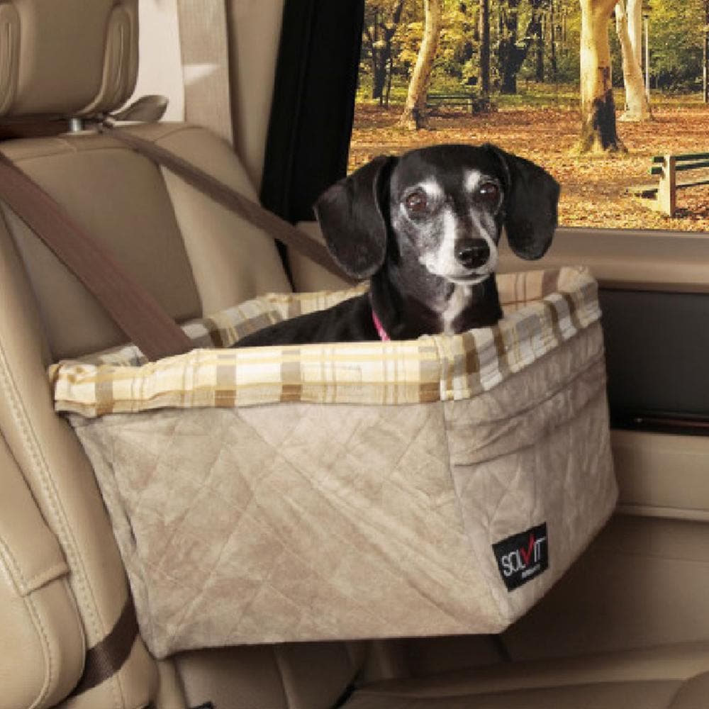Happy Ride Quilted Dog Booster Seat 8 kgs Ramp Champ