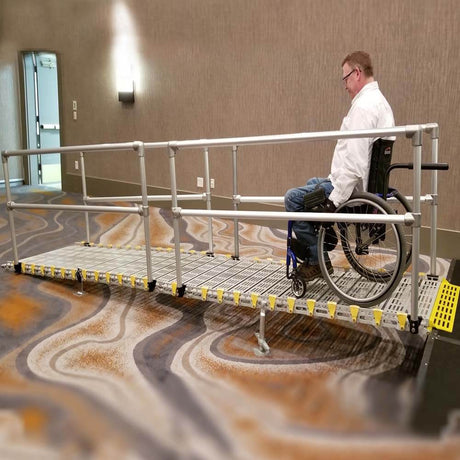 Mobility Plus Van & Vehicle Ramps Roll-A-Ramp 915mm Portable Roll-Up Aluminium Ramp, 450kg Capacity