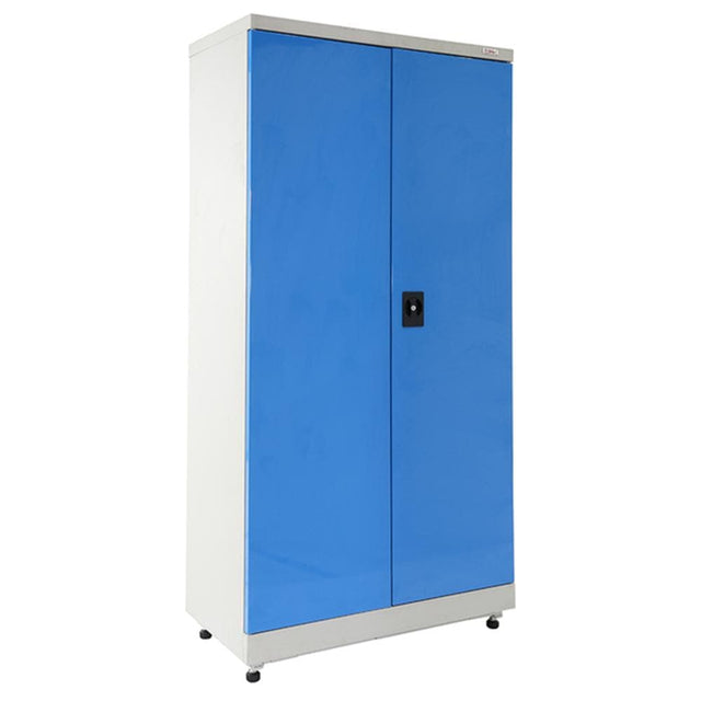 Troden Workshop Equipment Stormax Full Height Heavy Duty Storage Cabinet -150kg Capacity