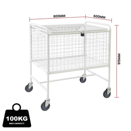 Troden Workshop Equipment Durolla Mesh Trolley With Folding Lid